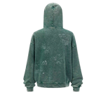 GREEN zip-up hoodie
