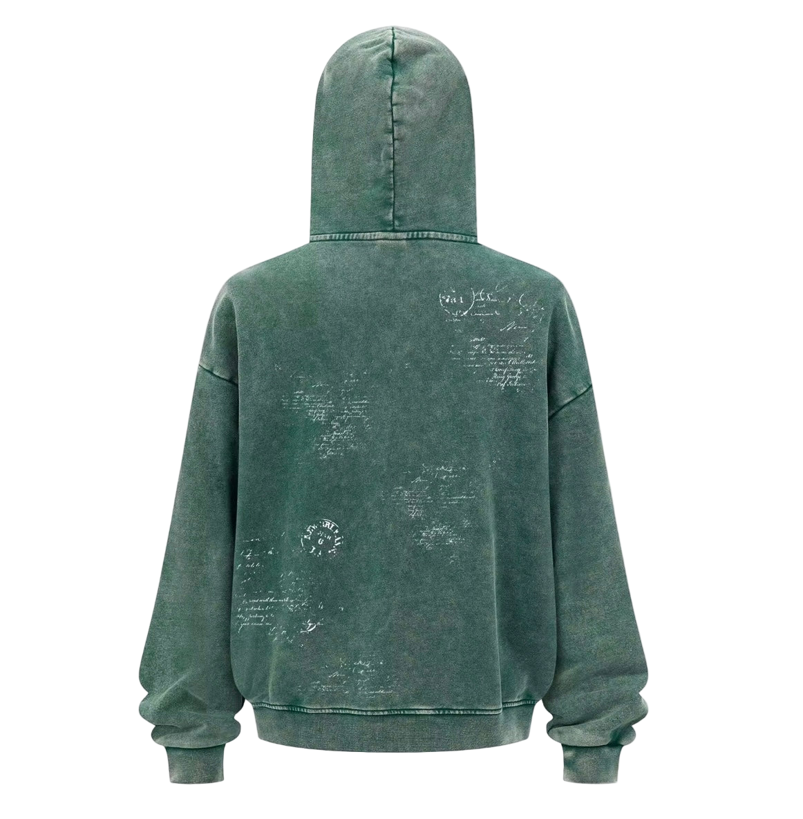 GREEN zip-up hoodie