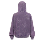 PURPLE zip-up hoodie